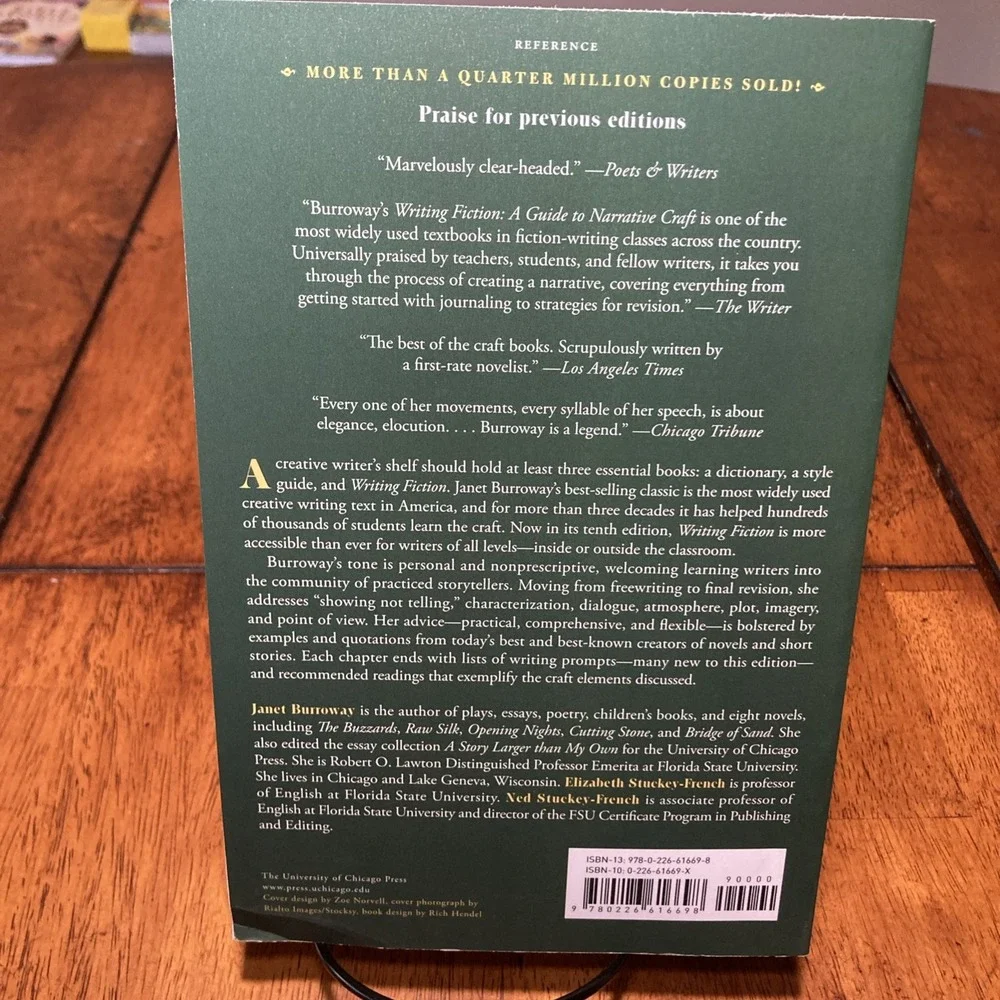 Writing Fiction, Tenth Edition: A Guide to Narrative Craft (LIKE NEW)